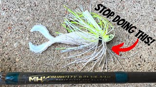 90% Of Anglers Fish A Swim Jig Wrong! Try These Retrieves!