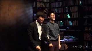 20150305 연극 '도둑 맞은 책' 커튼콜[박호산 김철진]