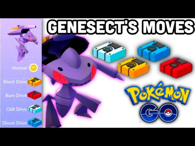 Pokémon GO Guide To Genesect's Different Drives