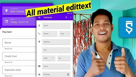 all material EditText Project in sketchware #AndroidAppdeveloper #sketchware #Aauraparti