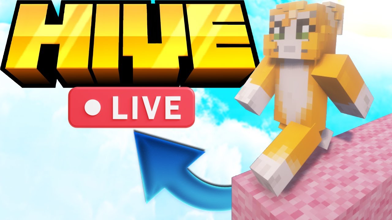 HIVE LIVE but Its 2014... | Anyone can JOIN :D | Minecraft Bedrock ...
