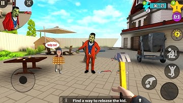 Scary Stranger 3D - funny videos everyday , gameplay walkthrough  part 455 ( android, ios)