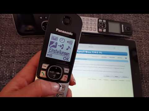 DECT Schnurloses Telefon anmelden 1&1 Fritzbox über  DSL