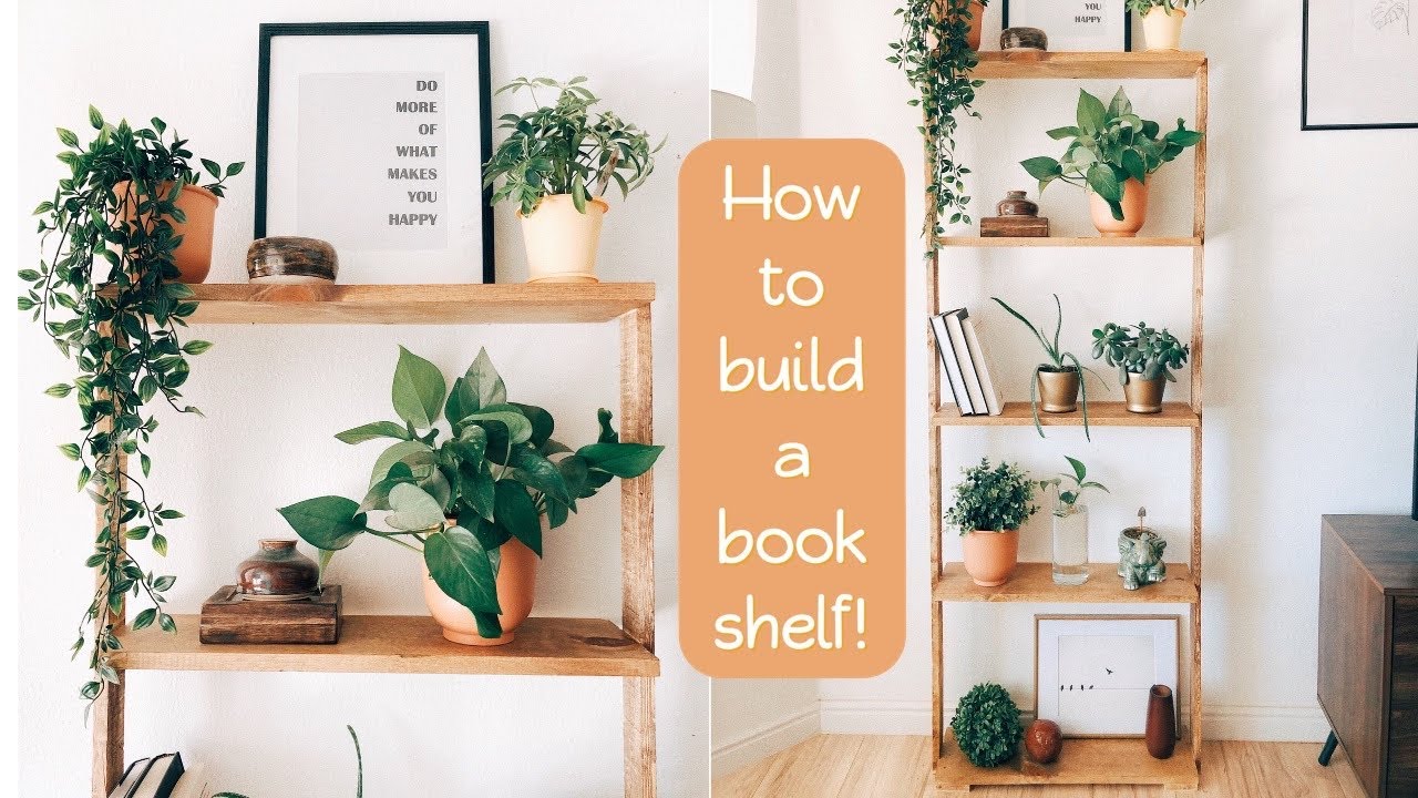 Bookshelf Styling With Plants 