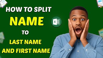 How To Split Name to Last Name and First Name in Excel 📊#របៀបបំបែកឈ្មោះឲ្យចេញជា នាមត្រកូល និងឈ្មោះ