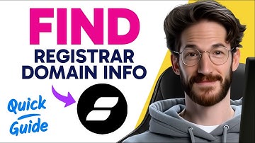 How to FIND REGISTRAR DOMAIN INFO for Showit (Step by Step) 2025