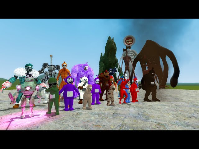 SLENDYTUBBIES 3 VS TREVOR HENDERSON CREATURES!! Garry's Mod