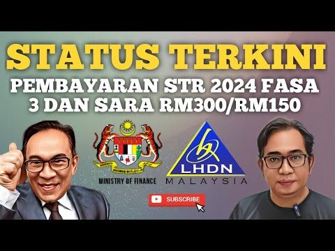 TERKINI! TARIKH PEMBAYARAN STR FASA 3 DAH DIUMUMKAN?