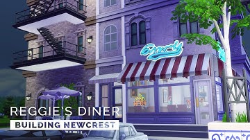 Sims 4  |  Speedbuild  |  Building Newcrest - Diner & Ice Cream