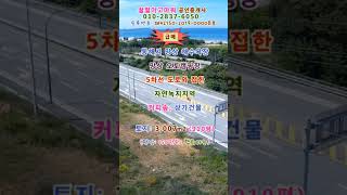 (급매) 동해시 망상동 4차선도로 망상해수욕장 바닷가 자연녹지지역 토지 910평