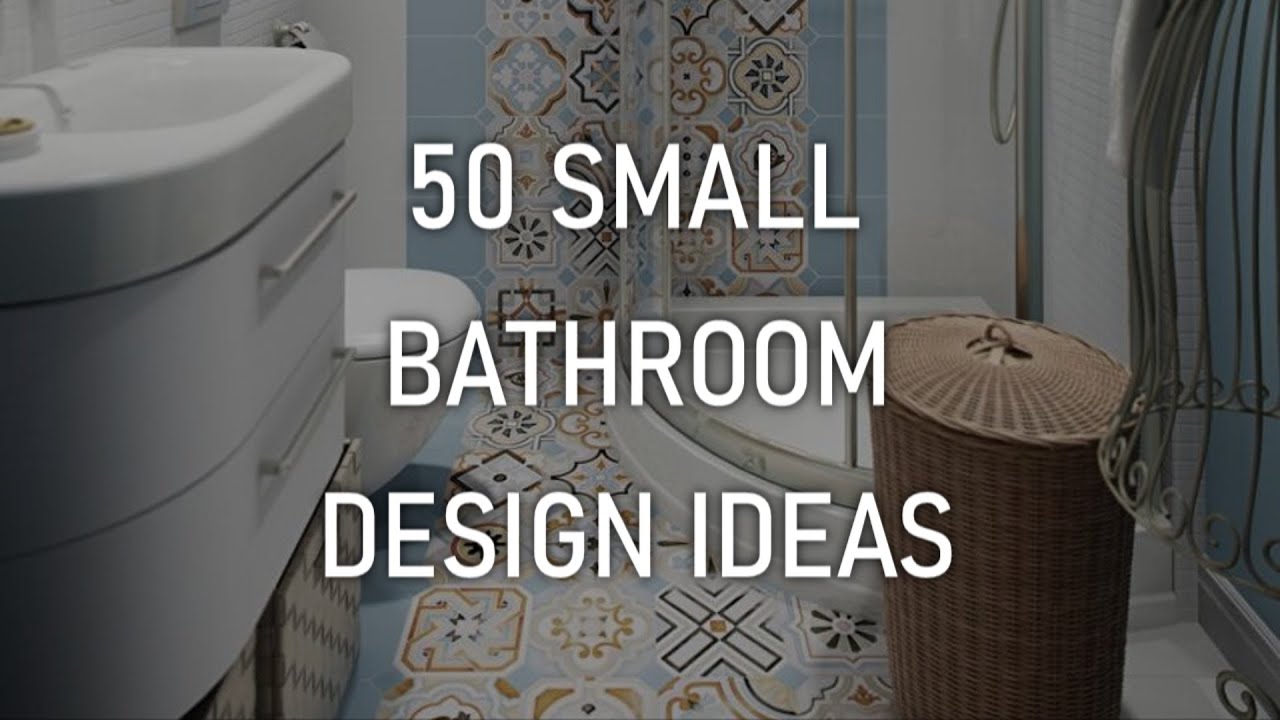 50 small bathroom design ideas. - YouTube
