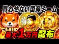国産ミームを最大1万円配布!シバやドージを喰らう