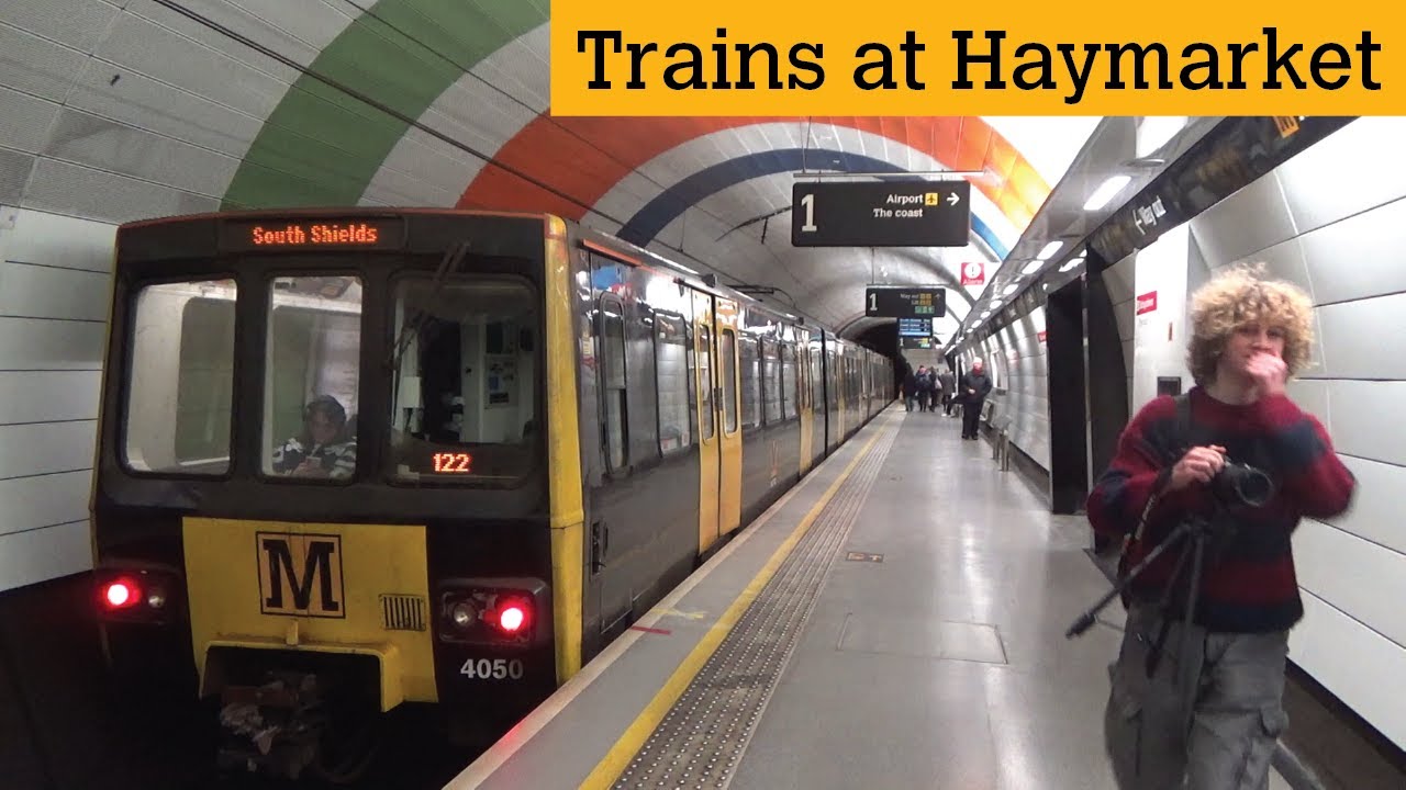 Buses And Tyne And Wear Metro Trains At Haymarket