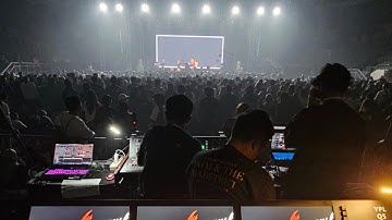 Denny Caknan konser di johor bahru malaysia - POV dari Lighting operator