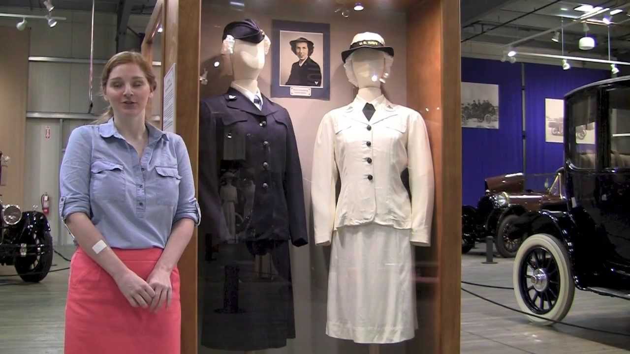 WW II Waves Uniform - Fountainhead Museum - Fairbanks Alaska - YouTube
