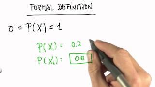 Formal Definition of Probability 1 - Artificial Intelligence for Robotics