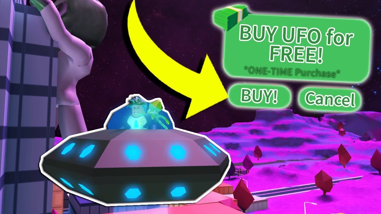 buying the ufo for free how to roblox jailbreak