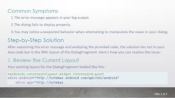 Resolving The specified child already has a parent Error in Android DialogFragment