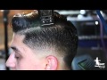 Hard Part Comb Over Fade