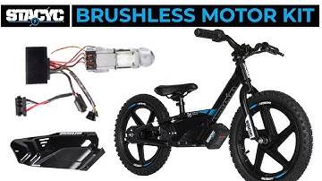 STACYC 16eDrive - Brushless Motor Upgrade Kit Install Video