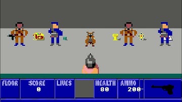 Agon Wolf3D -- Weapon Damage and Enemy Health Implemented