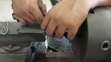 Making torsion springs using lathe