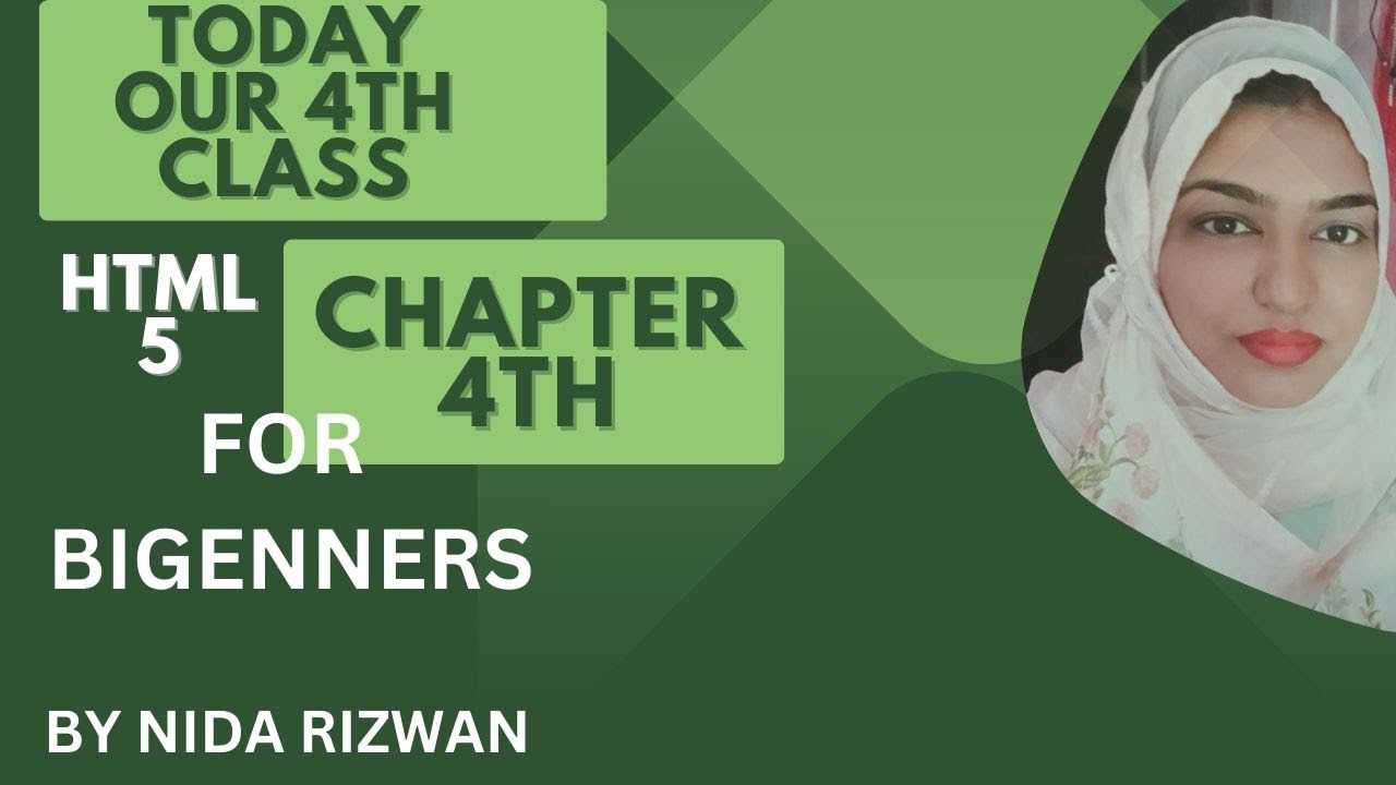 HTML Basics Chapter 4: Getting Started with Web Development | Governer ...