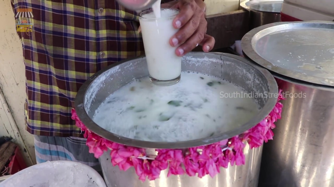 Masala buttermilk | Jigarthanda Chennai Street Food in India | Indian Summer drink Street Foods