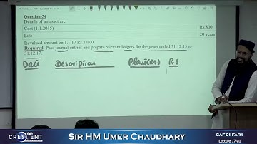 CAF 1 Sir Umer Lecture 17 a1