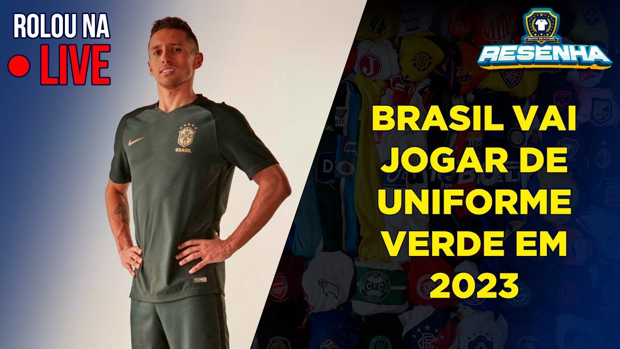 Camisa Brasil Solimões Verde e Amarela - Verde