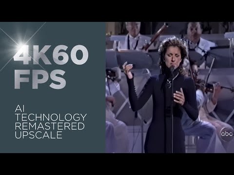 My Heart Will Go On - Celine Dion (Live at The Oscars, 1998) | AI UPSCALE 4K