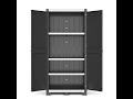 Dulap inalt negru Keter XL Garage 89x54x188 cm