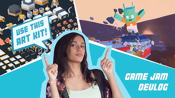 Four Game Devs Jam off the Same Art Kit | Space Slink Devlog