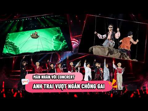 Dai Nghia and Ha An Huy Perform Aerial Stunts at the "Call Me by Fire 2026" Concert