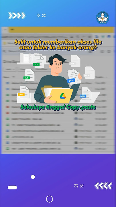 Menyalin link akses file pada Google Drive