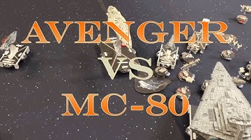 Armada Battle Report - Vader and Avenger vs Dodonna and MC-80 with Bombers