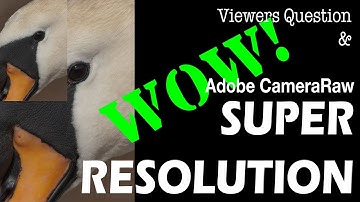 Super Resolution in Adobe Camera Raw - Awesome New Feature