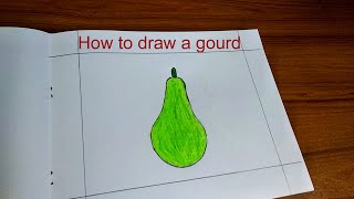 How to Draw a Gourd | | এসো লাউ আঁকি  | |  Asso Lau Aki  | | এসো ছবি আঁকি | | Asho Chobi Aaki | |