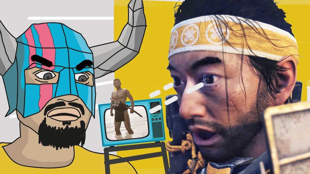 Ghost of Tsushima Legends but its awkward