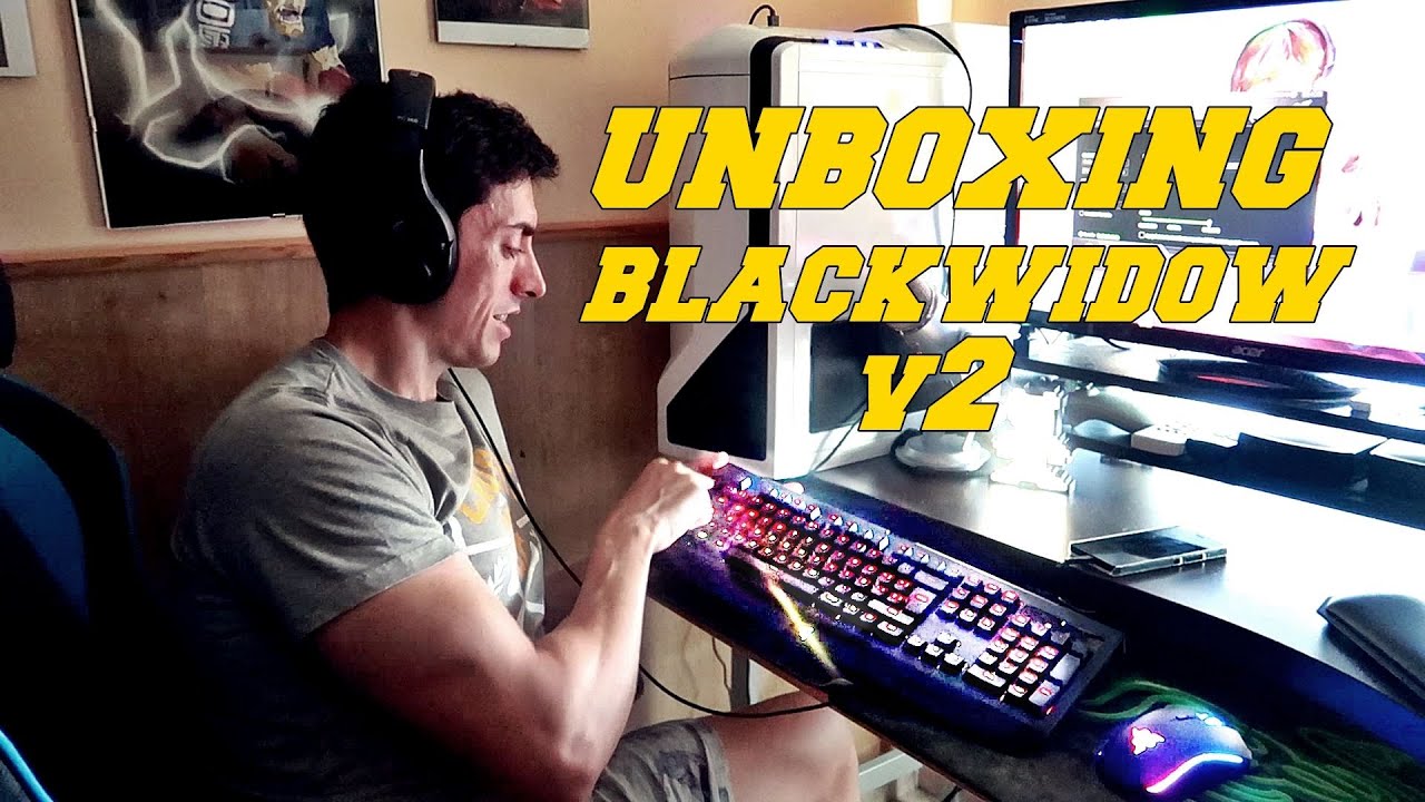 Razer Blackwidow Chroma V2 Unboxing Probando El Nuevo Teclado De