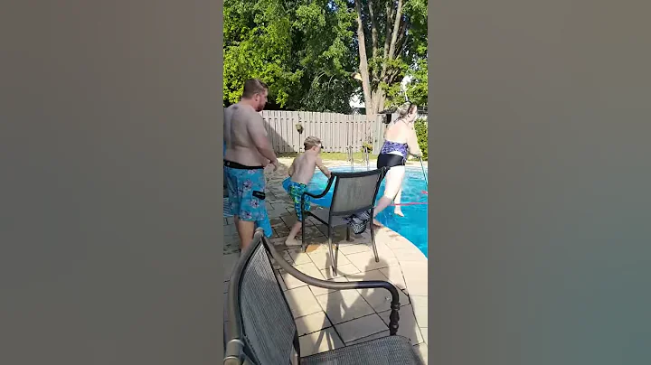 Fun time in pool