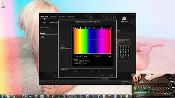 Rainbow Reactive Typing Tutorial for Corsair RGB Keyboards!