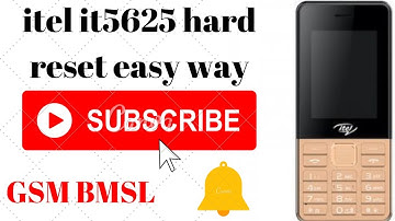 itel it5625 hard reset easy way