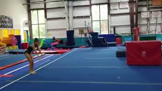 Round off, multiple back handsprings - Floor