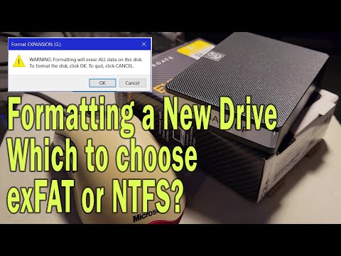 Video: Hvilket filformat er bedst til ekstern harddisk?