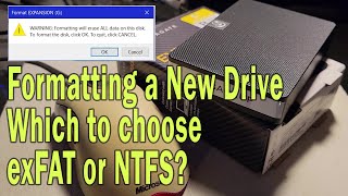 seagate 5tb formatting exfat or ntfs?