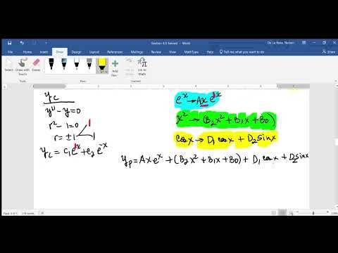 DE: Superposition Principle