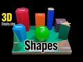 3d shapes maths project from cardboard Nakul Sahu Art