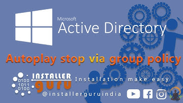 Autoplay stop via group policy || Windows server🔥🛢  #windows #server #activedirectory