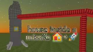 house inside a missile 🏠+🚀 Chicken gun 🐸